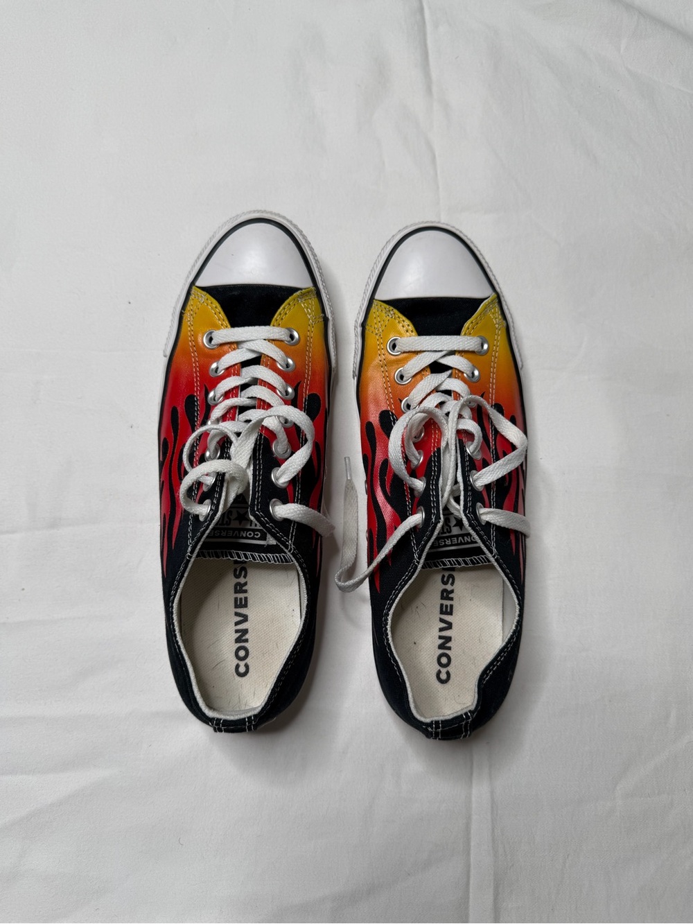 Converse Sneakers Unisex W11.5 M9.5 Archive Flame